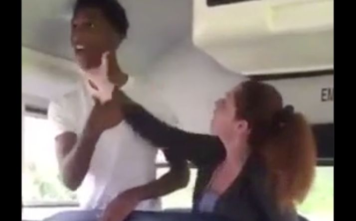 Justified? Girl Gets Mega Smacked In School Bus!