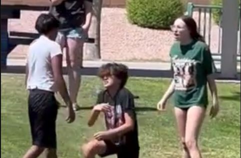 Girl Gets Mad When Her Lil Bro Starts Losing So Decides To Jump In!