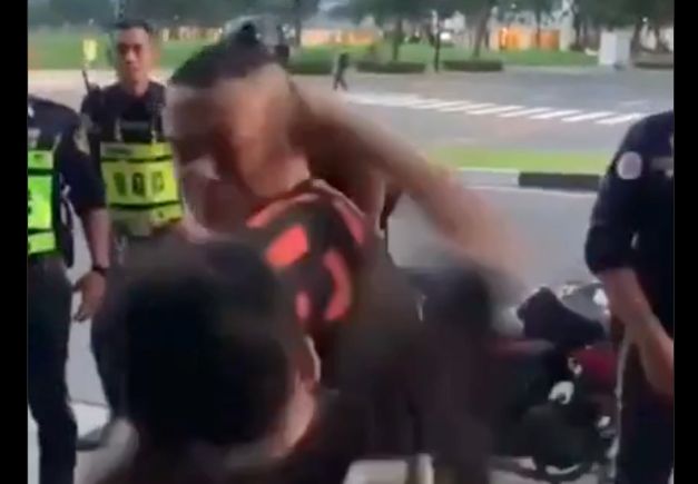 Security Guard Gets Mauled By Skater In The Philippines!