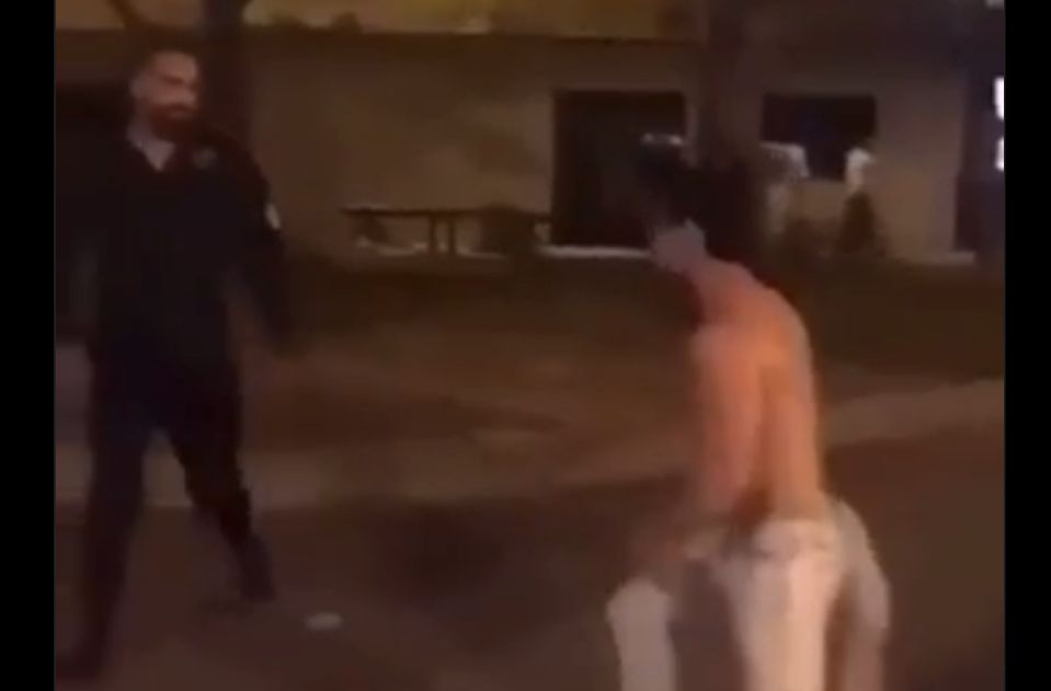 Bouncer Gets Folded By A Dude Half His Size!
