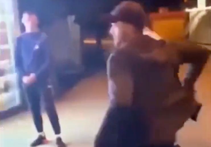 WTF? Man Drops A Grenade On The Whole Scene After Getting Sucker Punched!